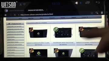 W2-F9XXX Series Android How to Explore Website-Powered by WITSON
