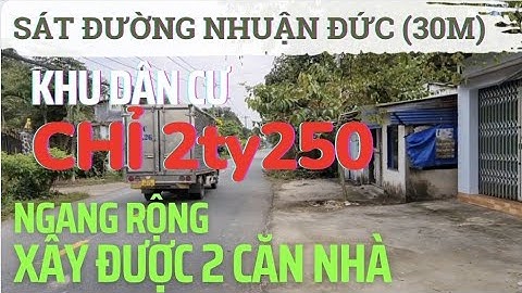 Đất Củ Chi giá rẻ | 1/ ngắn Đ.Nhuận Đức (30m), 11x21m 150m tc xây được 2 căn nhà ĐT 0946970339 T.116