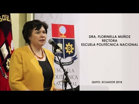 Discurso Dra. Florinella Muñoz, Rectora EPN, durante el evento de posesión - YouTube