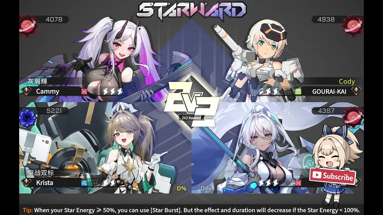 Starward : Gourai-Kai & Rota VS Cammy & Krista