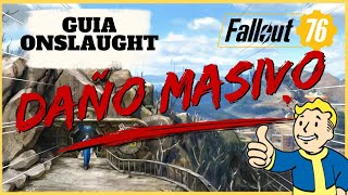 Guia completa ONSLAUGHT (acumulación de embestida) fallout 76