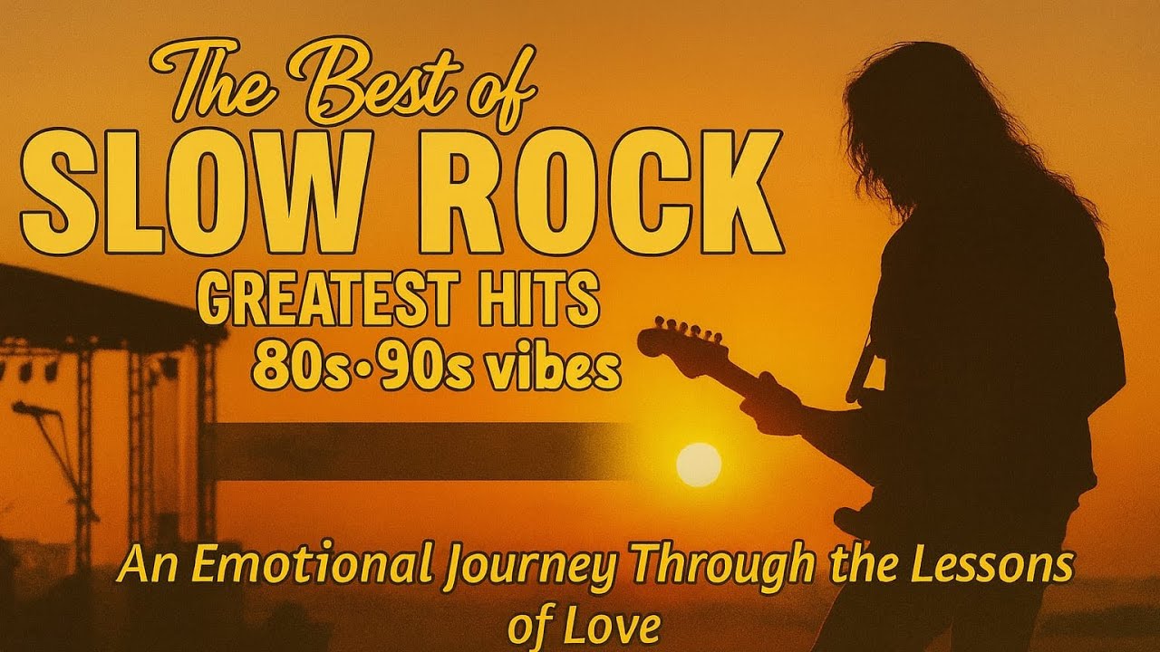 🎸 Slow Rock Compilation Greatest 70s• 80s• 90s Vibes For Relaxing ...