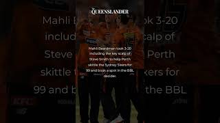 Scorchers crush Sixers to move into BBL decider