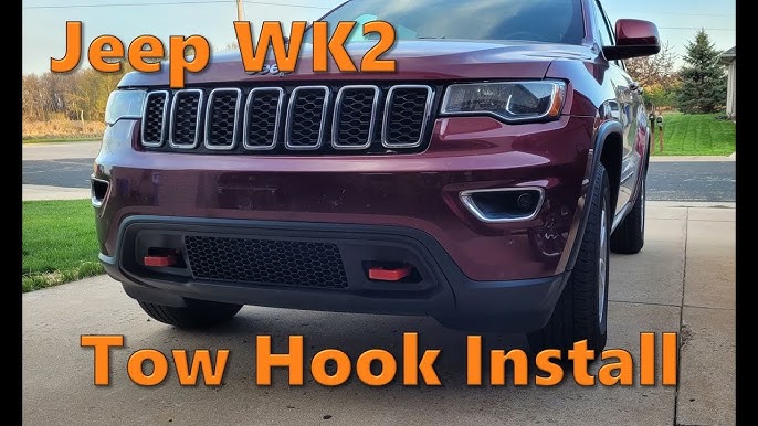 Jeep Grand Cherokee Factory Tow hook install and Bumper Cover