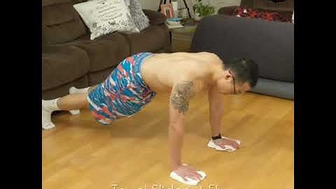 Towel Slideout Fly Pushup