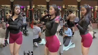 Wow Dede Gemes Cantik Suka Ngegym Try On Shortpants Leggings