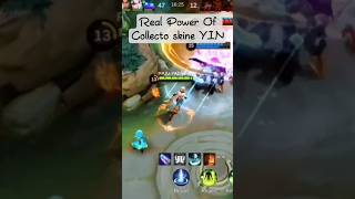 🔥Real Power OF Collector Skin🇮🇳#moba5v5English #moba5v5pippin#mobalegends5v5 #shorts