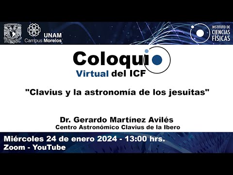Coloquio ICF - "Clavius y la astronomía de los jesuitas"
