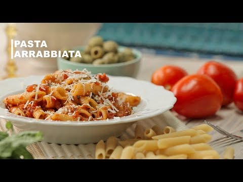 pasta-arrabbiata-|-spicy-red-sauce-pasta-|-easy-tomato-sauce-pasta