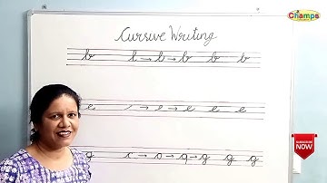 Cursive writing small letters | Formation cursive writing small | Cursive writing for kindergarten |