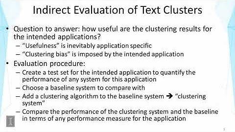 Text Mining and Analytics || 03 06 3 6 Text Clustering Evaluation 00 10 11