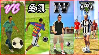 Playing FOOTBALL in GTA Games | SOCCER screenshot 1