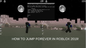 NEW ROBLOX INFINITE JUMP EXPLOIT (EASY, WORKS FOR ANY GAME)