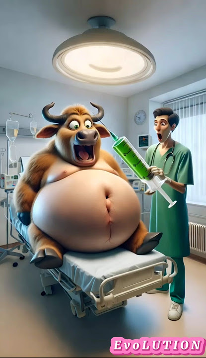 ❤️Evolution of baby: Pregnant Buffalo on hospital with Doctor 😍🥰 EvoLUTION✅ #shorts #cute #cat #love