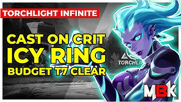 Budget Speed Mapper! Cast on Crit Icy Ring Gemma! Torchlight Infinite