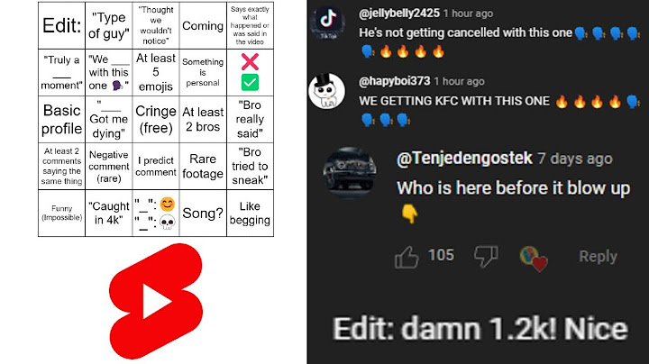 I Played Bingo With The Worst Comment Section Ever