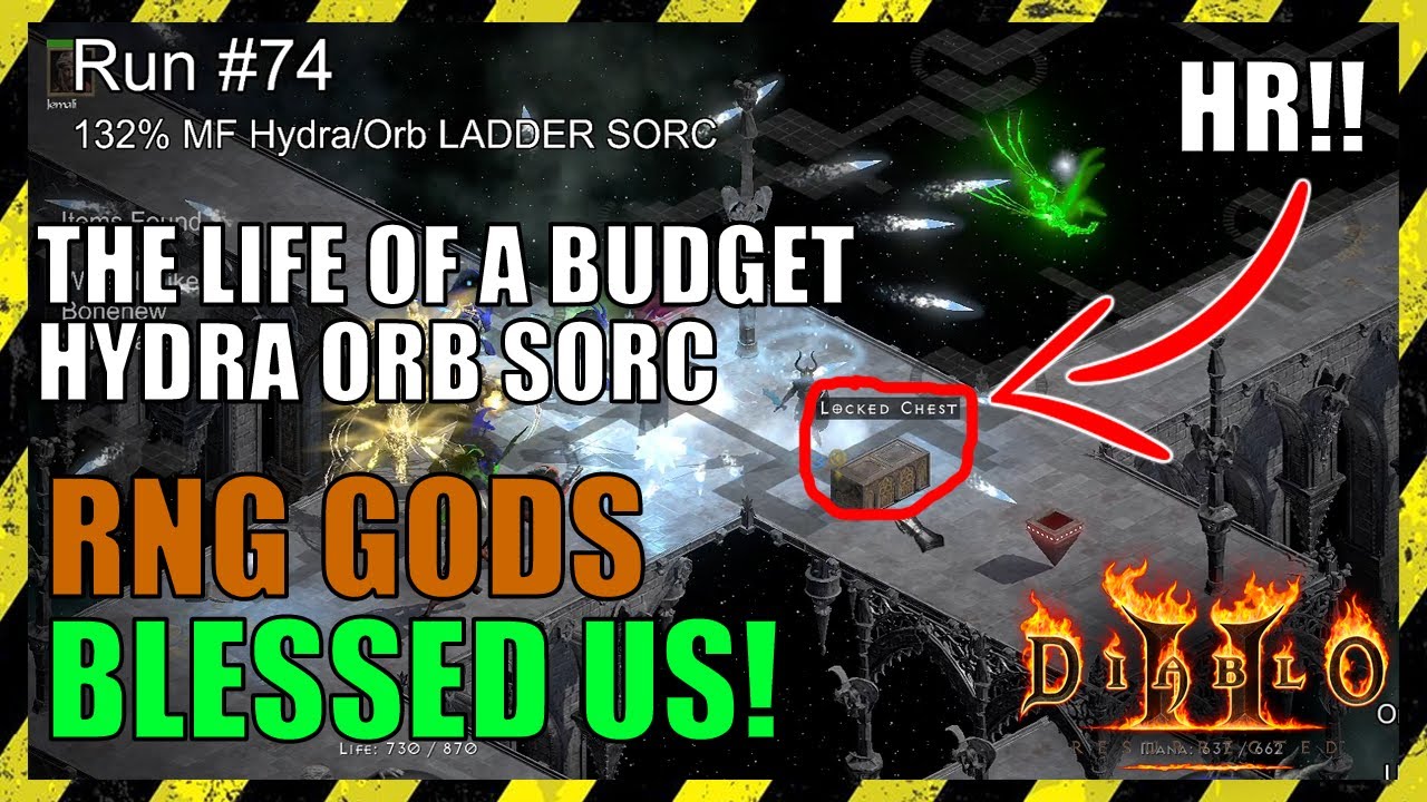 Run #74: My First Ladder HIGH RUNE DROP!! Jump to 44:44 :) D2R Gameplay ...