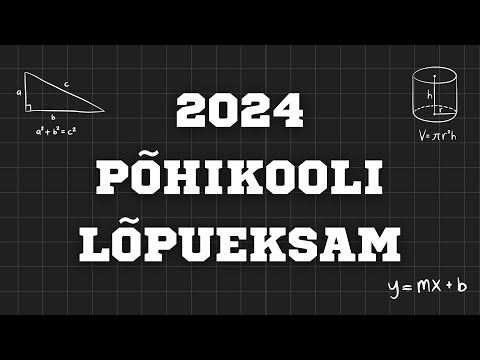 Matemaatika Põhikooli Lõpueksam 2024