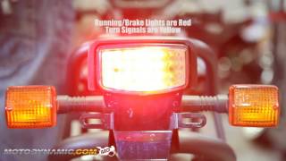2003-2016 Honda Ruckus Sequential LED Tail Lights Smoked Lens V2