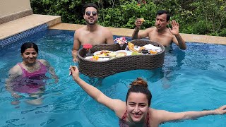 Aaj Floating Breakfast Kiya Beech Samandar Me Gira Diya Jyotika Dilaik