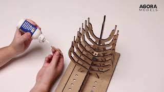 05 - Adding the first deck supports - USS Constitution (Pack 1)