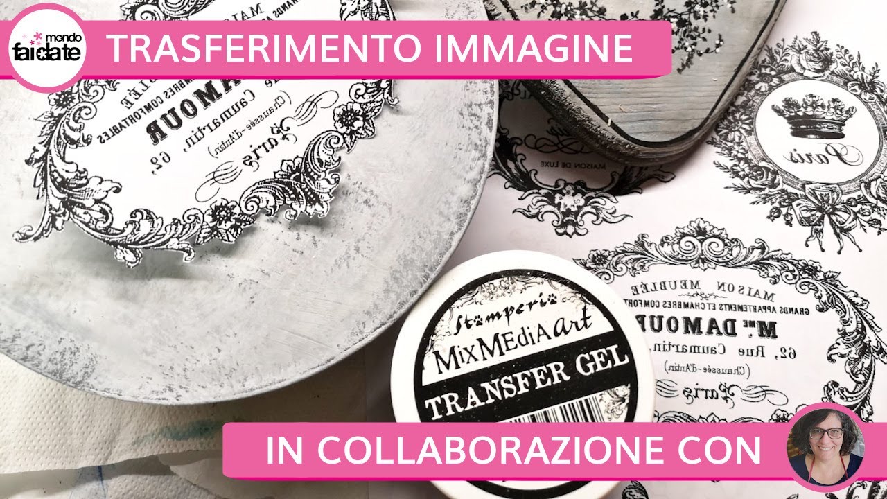 Trasferimento d'immagine con il Transfer Gel Stamperia