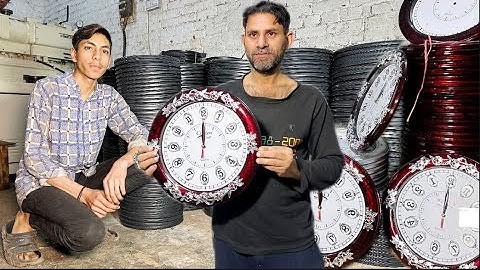Incredible Manufacturing Of Plastic Wall Clock Process