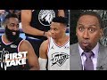 Westbrook and Harden are both ball hogs, but the Rockets made a good move - Stephen A. | First Take