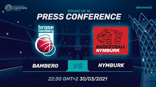 Brose Bamberg v ERA Nymburk - Press Conference