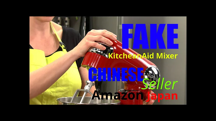 CHINA MANUFACTURED COUNTERFEIT KITCHENAID MIXER! SCAMMER ALERT!