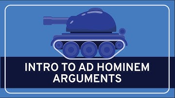 CRITICAL THINKING - Fallacies: Introduction to Ad Hominem Fallacies