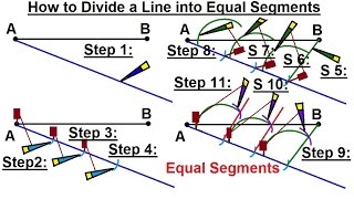 Geometry - Constructions (10 of 15) How to Divide a Line Segment into Equal Segments Net Worth