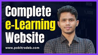 eLearning WordPress Website Design With Student Dashboard, Admin Dashboard #eLearning #website