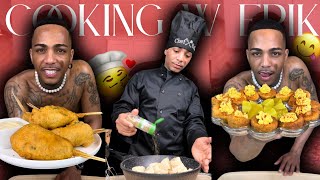 COOKING WITH ERIK ( FOR MY MANNN ) | COMMENT YOUR FAVORITE MEAL 👀😋