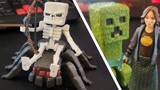 Movie Spider Jockey! | A Minecraft Movie Overworld Encounters Amazon Exclusive Unboxing & Review