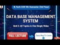 UNITS-2 ALL TOPICS COVERED IN ONE SINGLE VIDEO @AKTUDigitalEducationUP@gatewayclasses#viral