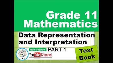 Grade 11 - Mathematics - Data Representation and Interpretation  PART 1  (English Medium)