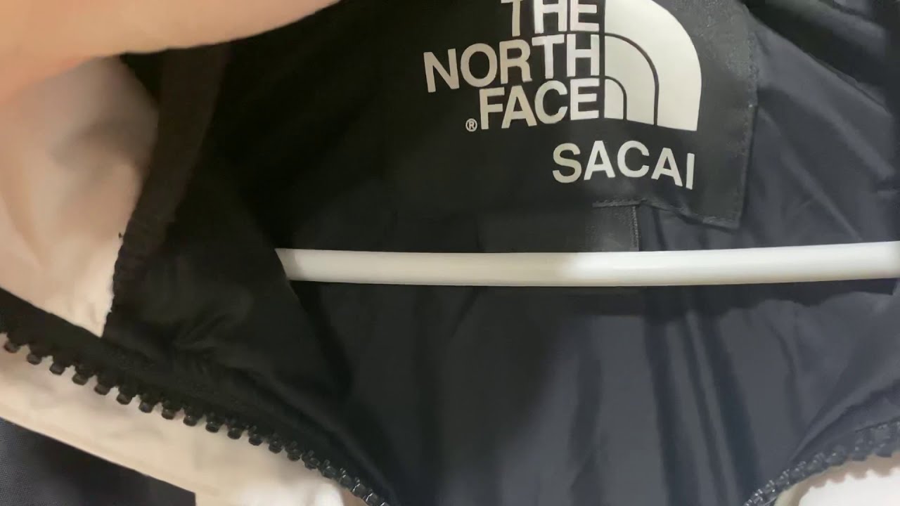 The North Face x sacai FW2017 Hybrid Down Bomber Jacket - YouTube