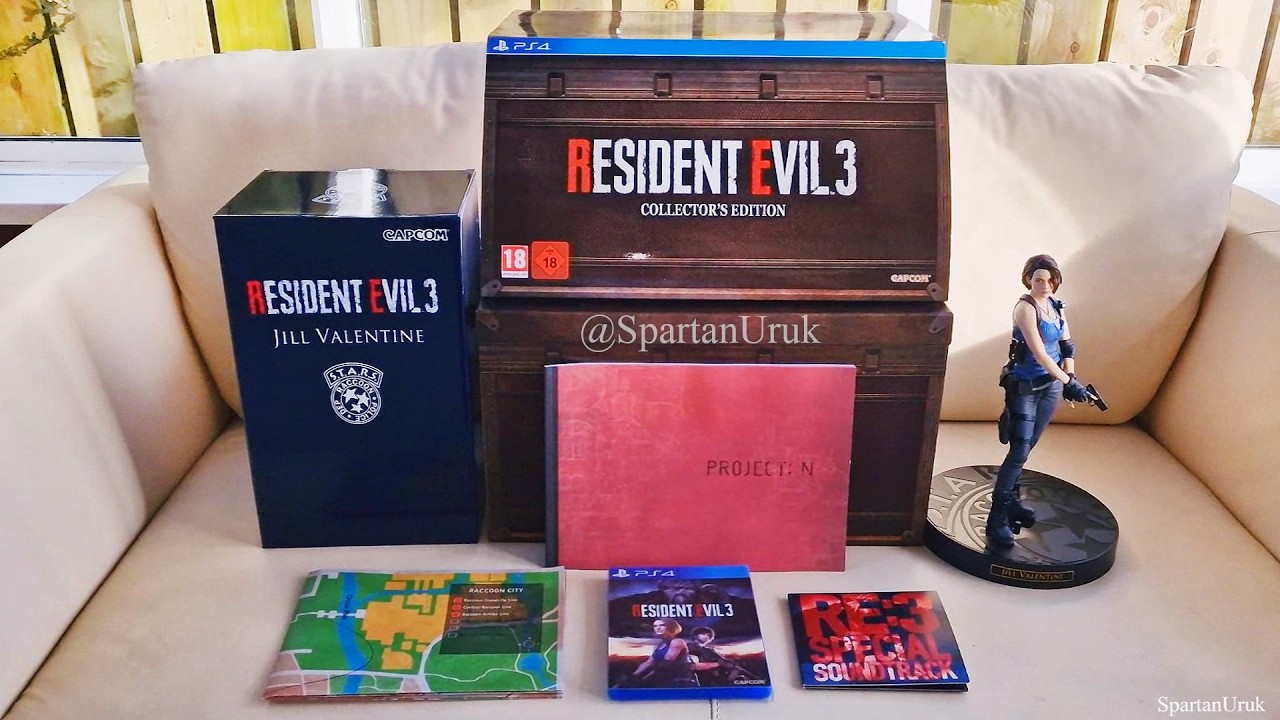 Resident Evil 3 Remake Collector's Edition Unboxing Review (2020