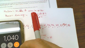 CC2 Section 2.2.4 #2-84 (Mean, Median and Histograms)