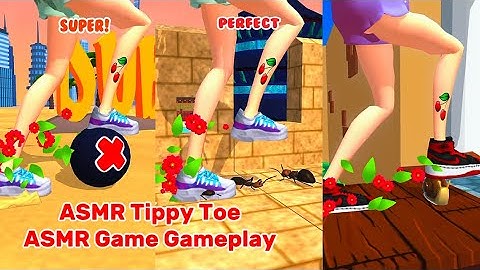 ASMR Tippy Toe - ASMR Games All Levels Walkthrough iOS/Android Gameplay @monchinghagus 