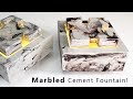 DIY Marble Effect Cement Fountain ⛲