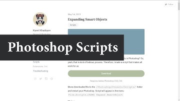 How to Install and use Photoshop Scripts - UI Design in Photoshop
