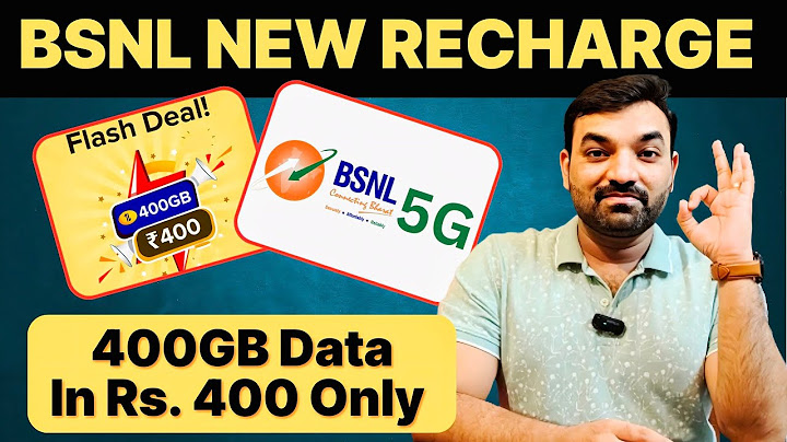 BSNL New Recharge Plan | 400GB Data In Rs.400 Only #telecomnews #bsnlrechargeplans #bsnlnews