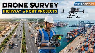 Drone Survey for Highway & Port Projects | Faster, Accurate Infrastructure Mapping