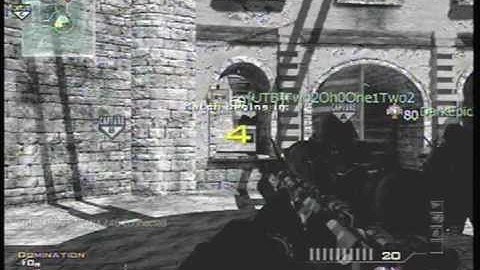 my first mw3 triple collateral (with the Barrett 50. cal)