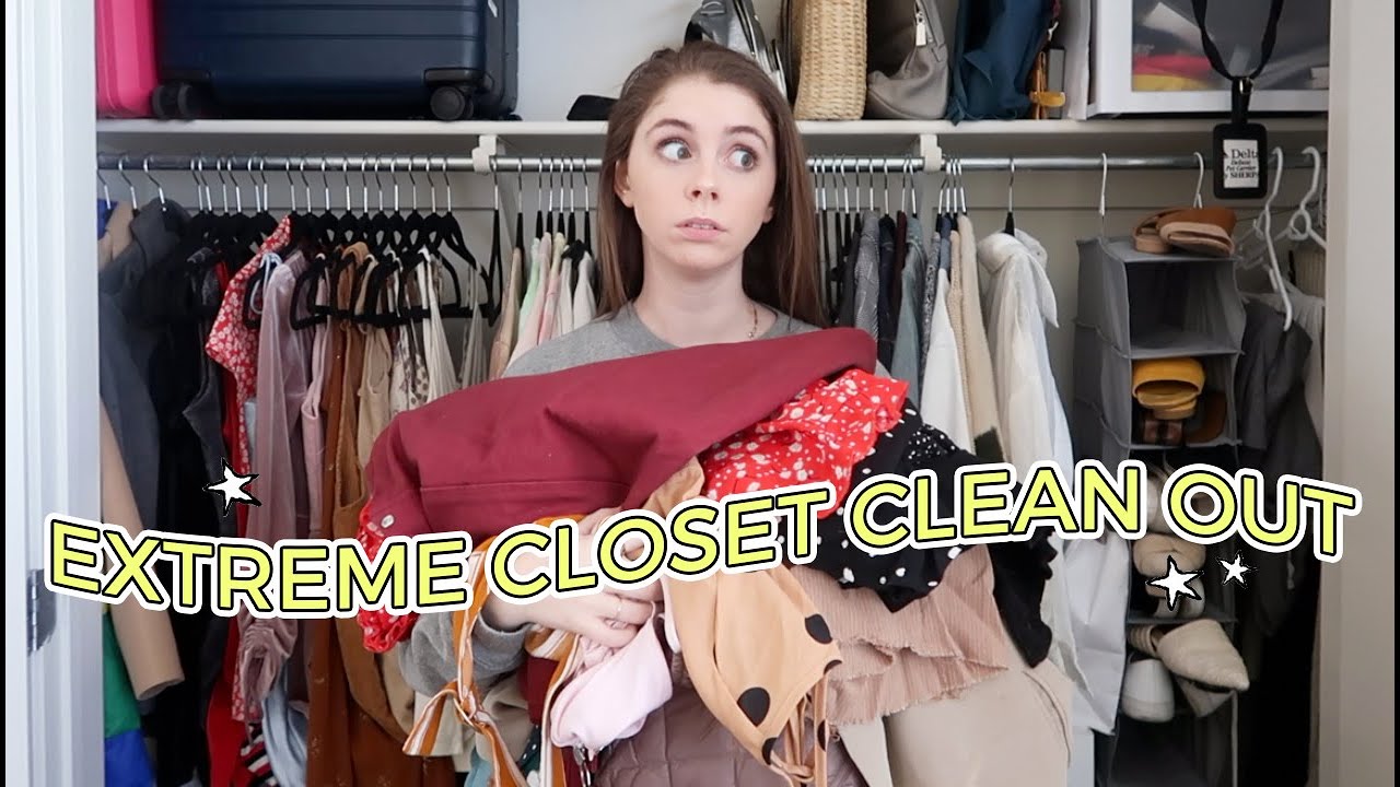 EXTREME Closet Clean Out and Organization 2020!! *very stressful lol*