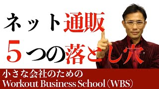 【ライブ】ネット通販で失敗する５つの落とし穴　小さい会社のためのWorkout Business School（WBS）