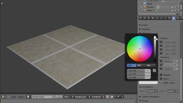 Blender 2.5 Tutorial: Making a realistic bathroom floor