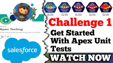 Get Started with Apex Unit Tests || Apex Testing || Salesforce || Challenge 1